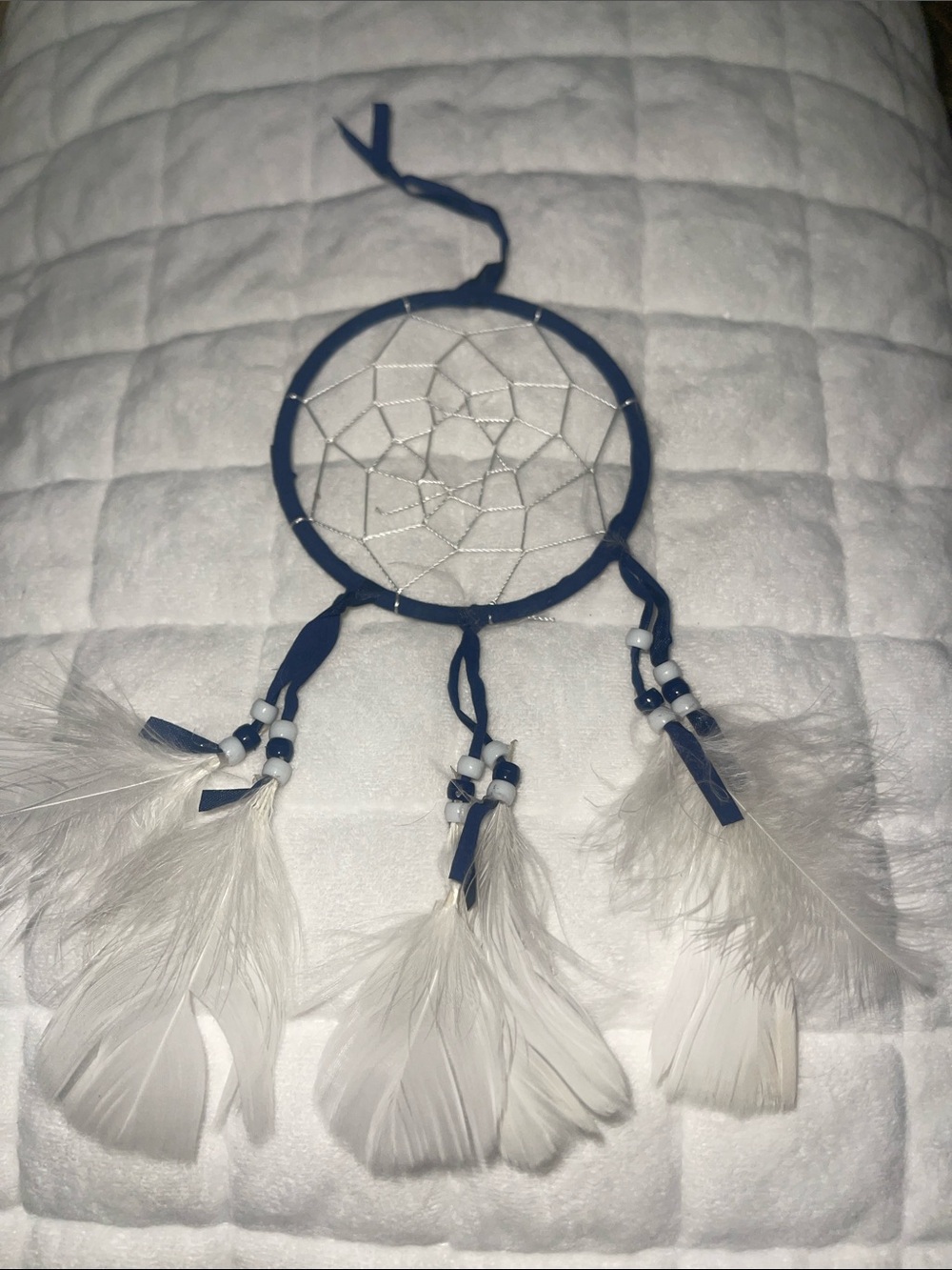 Blue and White Dreamcatcher Accessory - Unbranded